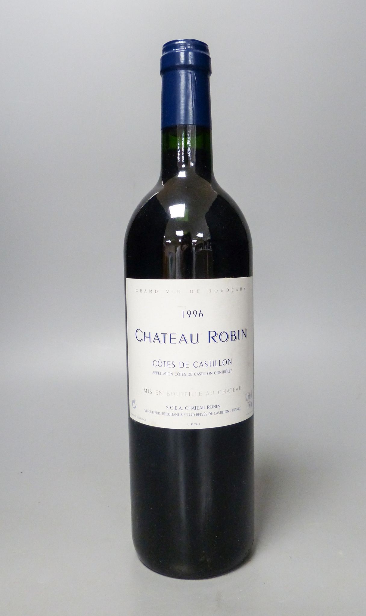 Eleven bottles of Chateau Robin-Castillon, 1996